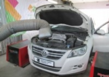 Чип-тюнинг от APR с отключением катализаторов на Volkswagen Tiguan 2.0TSI AT 170hp 2010 года выпуска