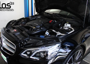 Чип тюнинг Mercedes e200 1.8 184hp 2014 года выпуска